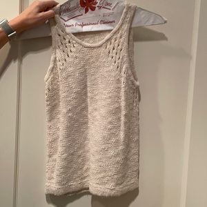 Sweater tank top